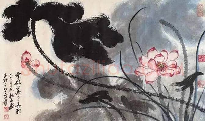 国画大师张大千的百荷图欣赏！ | 书画文摘