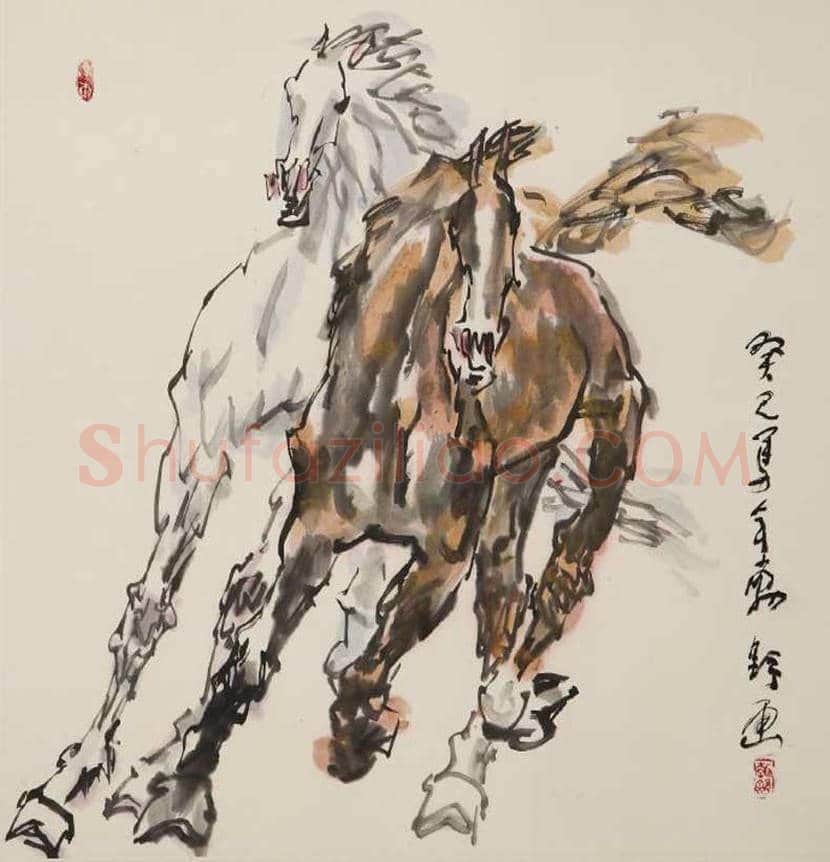 刘勃舒画马作品欣赏 | 书画文摘