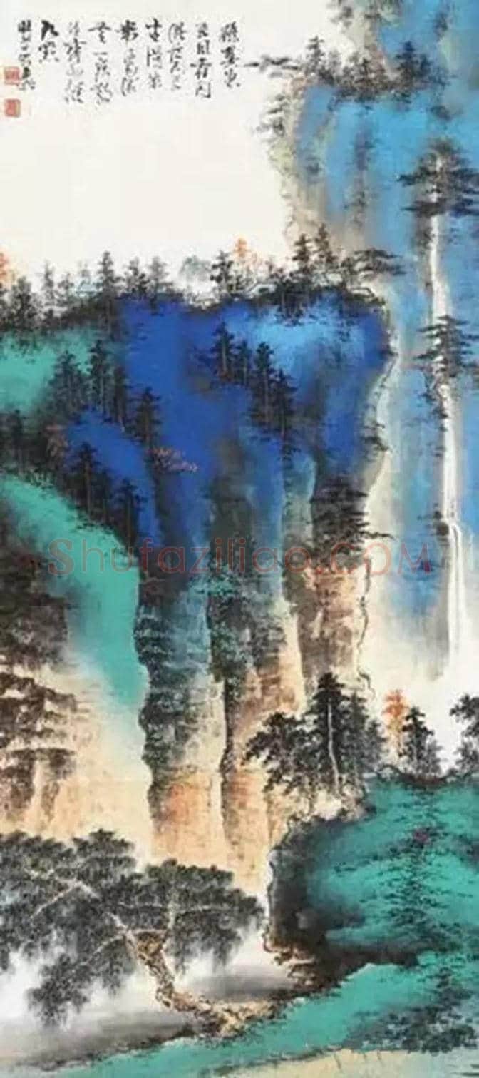 谢稚柳的泼彩作品欣赏 | 书画常识