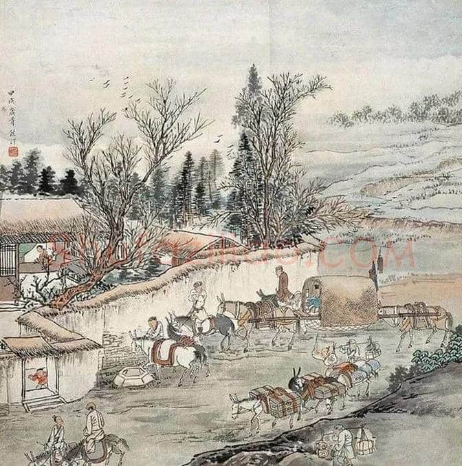 启功老师吴镜汀的山水画,堪称一流 | 书画文摘