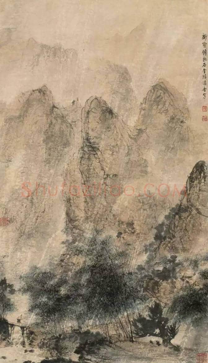 傅抱石绘画所呈现的中国古詩意境【名人字画欣赏】 | 书画学堂