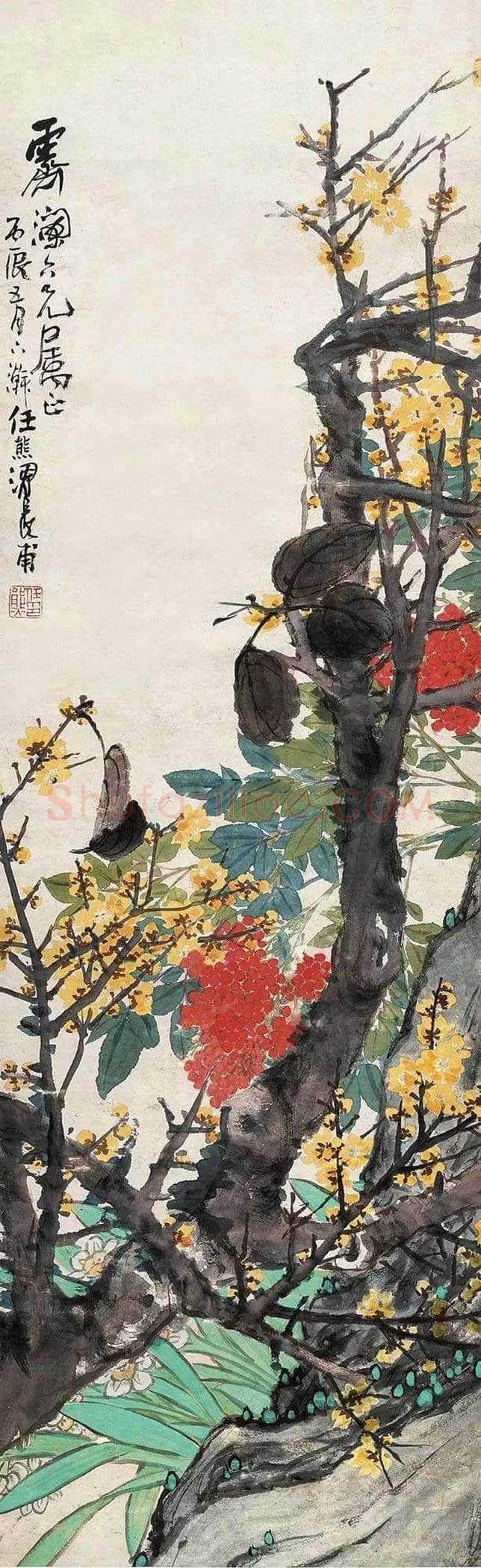 任熊作品欣赏 | 书画科普