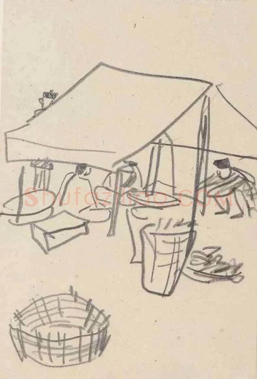 叶浅予速写欣赏 | 书画文摘