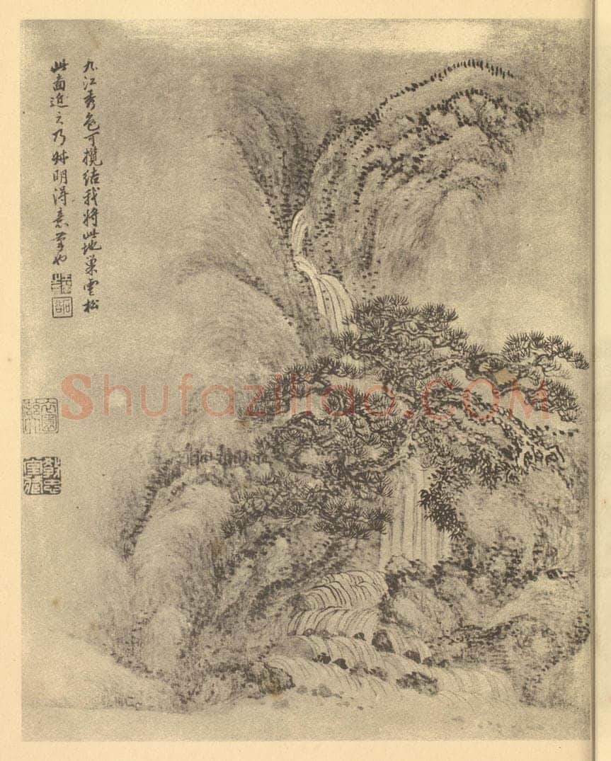 清 王翚《山水图(十九)》国画作品