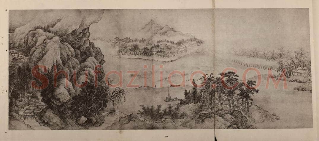 清 王翚《江山纵览图卷(五)》国画作品
