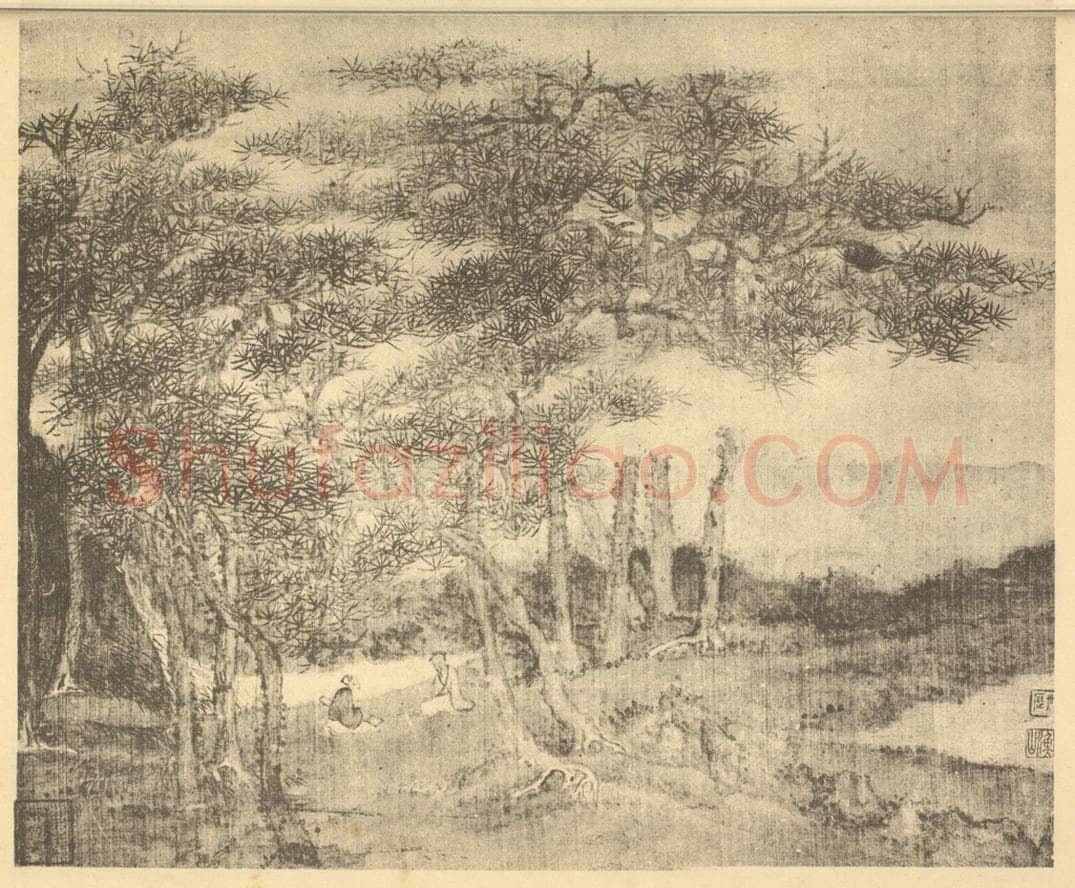 清 吴历《山水图（十六）》国画作品