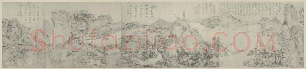 清 萧云从《归寓一元图卷(一)》国画作品