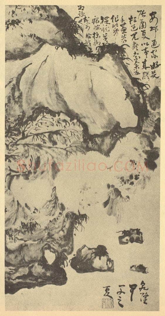 清 高凤翰《春晖晓艳图》国画作品