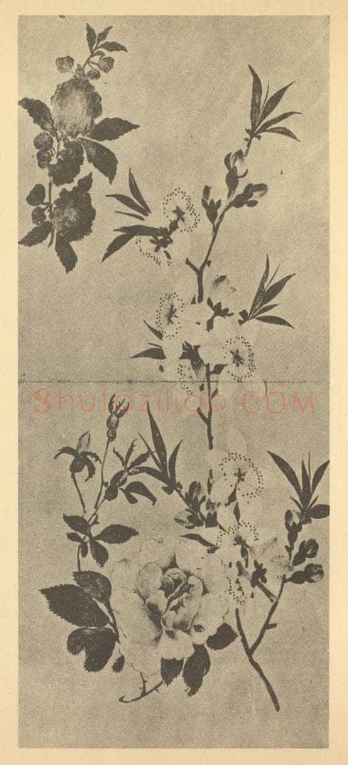 清 黄钺《二十四番华信（四）》国画作品