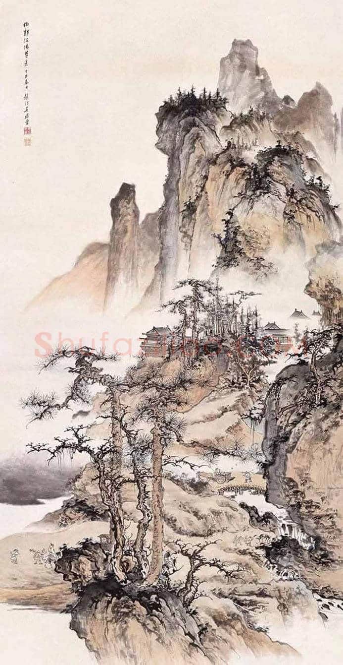吴镜汀山水画欣赏 | 书画知识