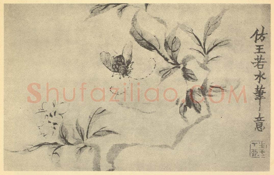 清 金农《天牛图》国画作品