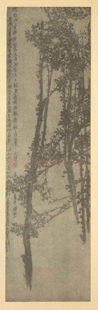 清 吴昌硕《桃花》国画作品