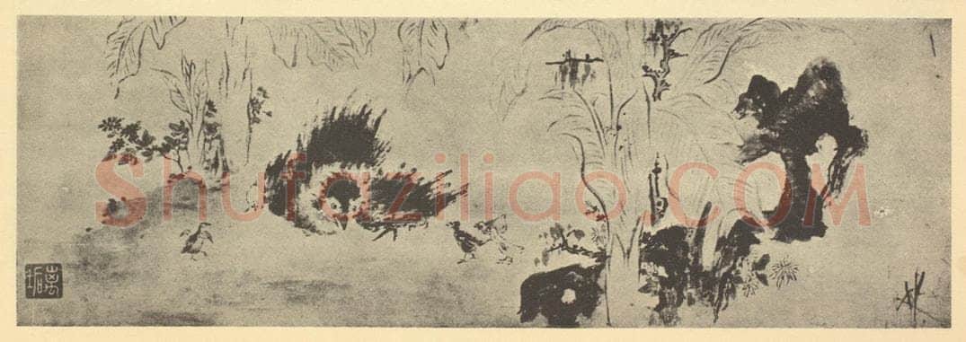 清 华岩《花鸟图(四)》国画作品