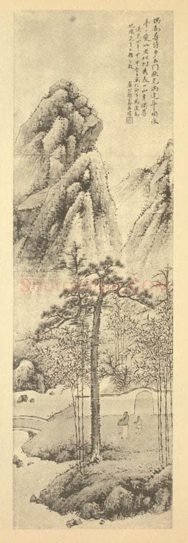 清 蒋宝龄《秋光满目图》国画作品