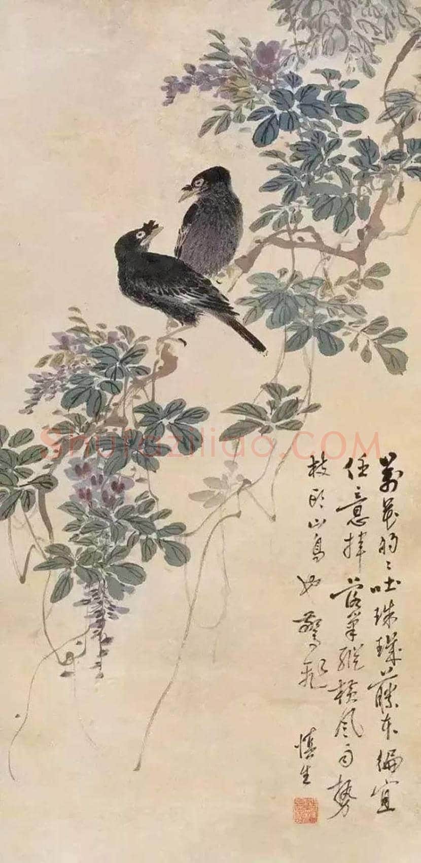 汪慎生花鸟画作品欣赏 | 书画常识