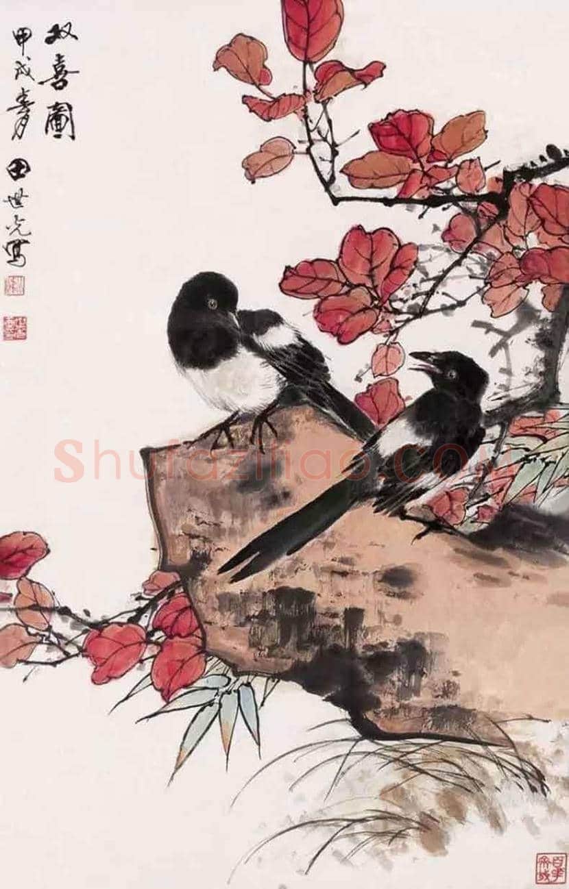 田世光花鸟画作品欣赏 | 书画科普