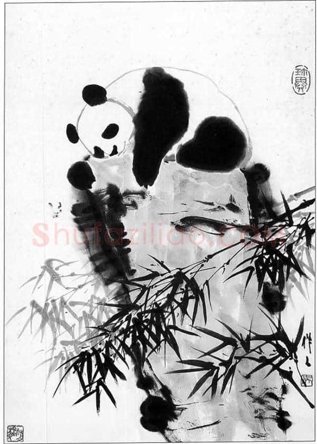 吴作人的熊猫图欣赏 | 书画科普