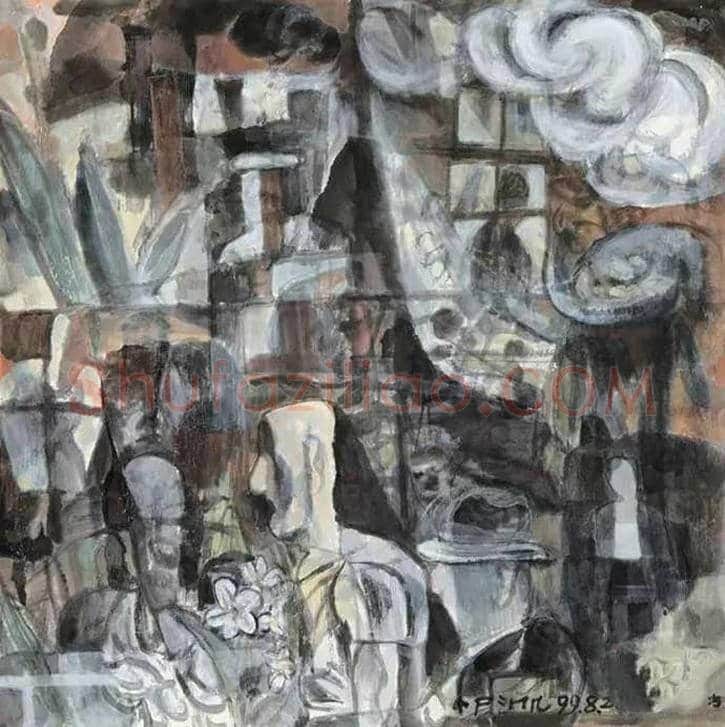 卢沉水墨人物画作品欣赏 | 书画资料