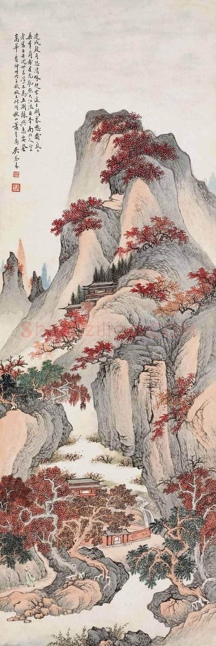 吴琴木山水画作品欣赏 | 书画讲解