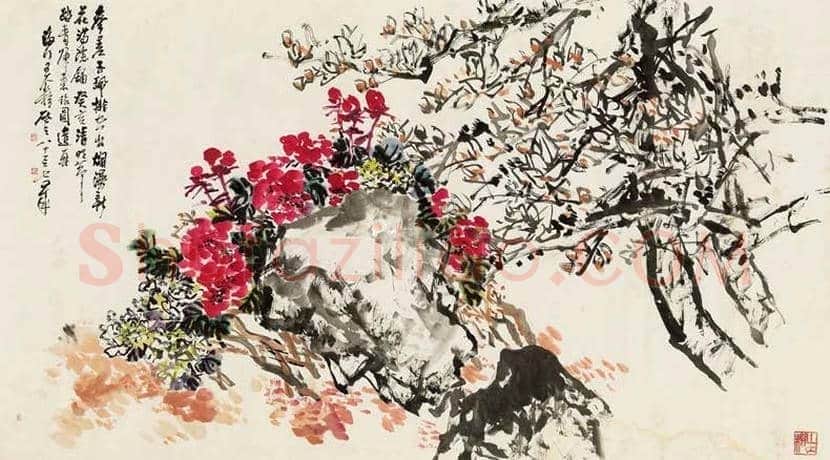 王个簃花鸟画作品欣赏 | 书画文摘