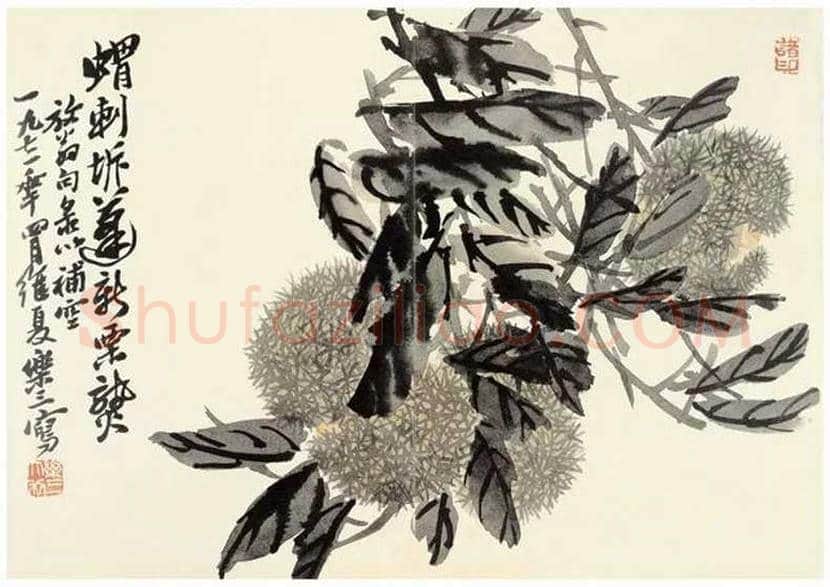 诸乐三国画作品欣赏 | 书画百科