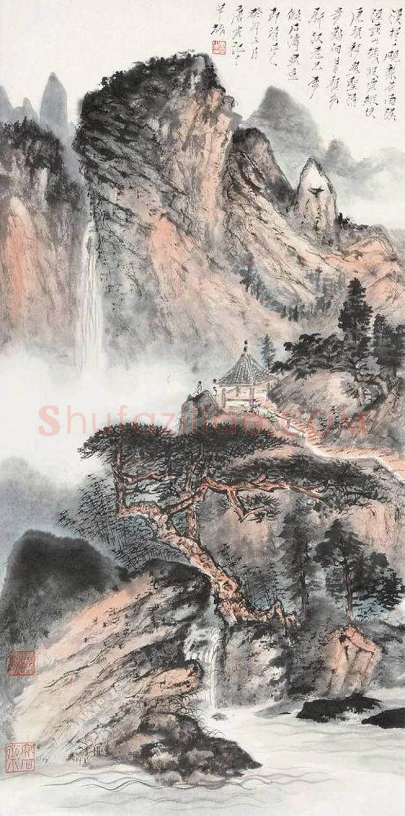 唐云山水画作品欣赏 | 书画讲解