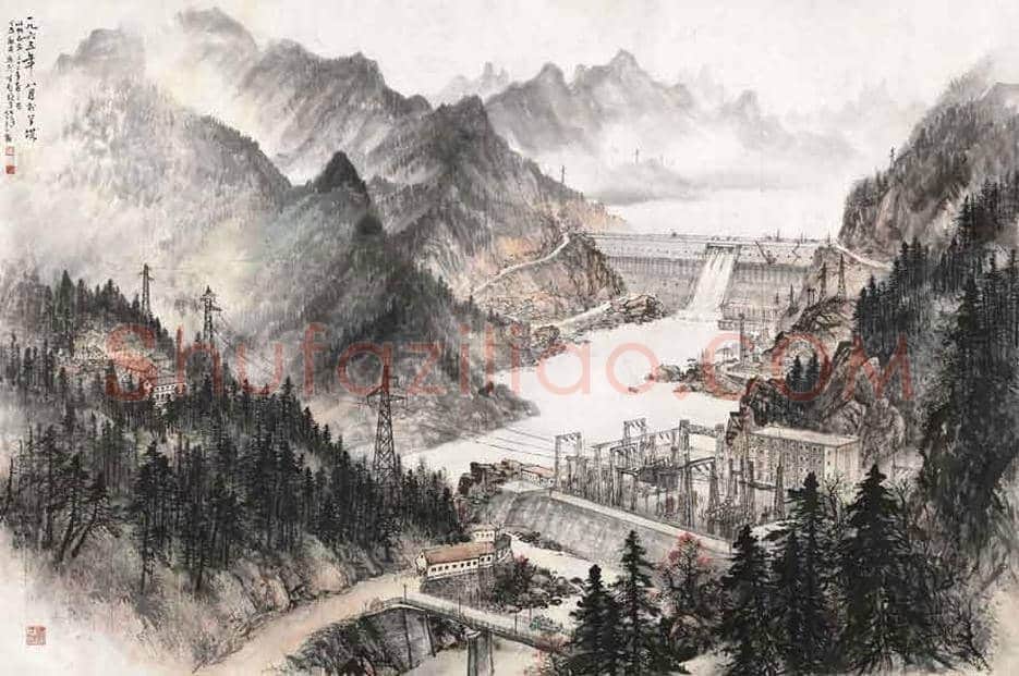 黎雄才作品《新丰江水库》欣赏 | 书画学堂