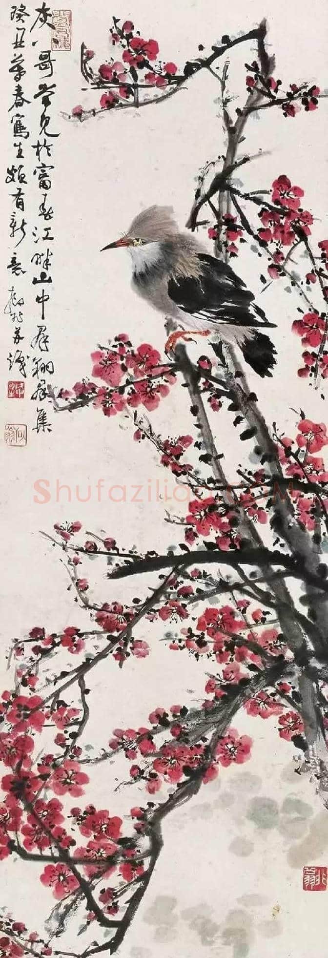 海派画家四大名旦的花鸟画作欣赏 | 书画科普