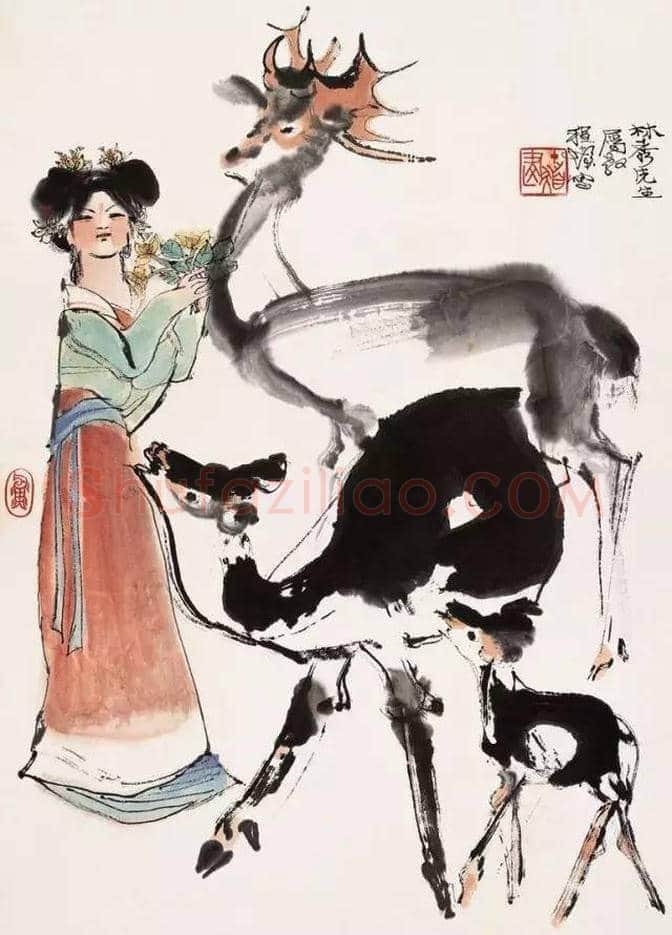 程十发最美人物画欣赏 | 书画知识