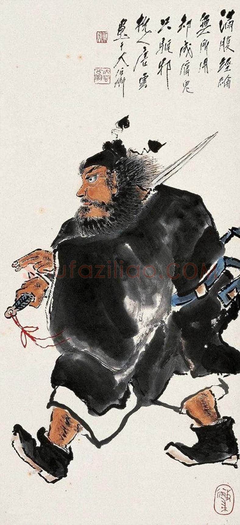 唐云人物画作品欣赏 | 书画知识