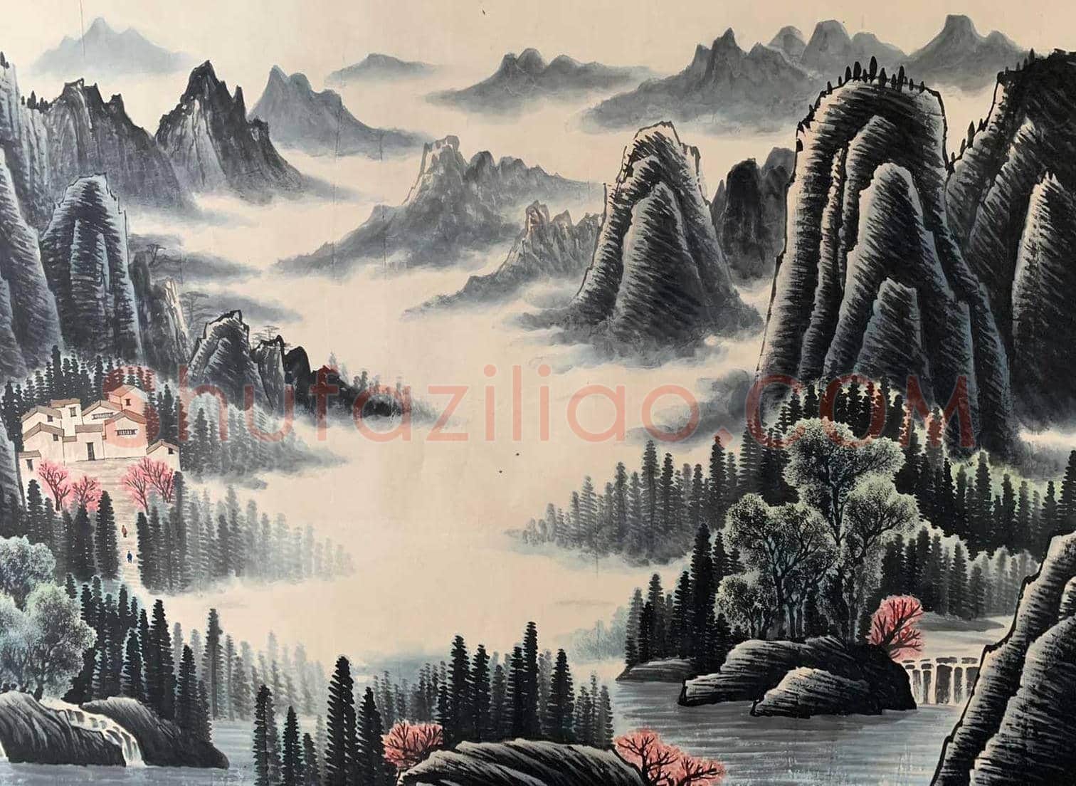 鸿篇钜制——李可染《无尽江山入画图》 | 国画赏析