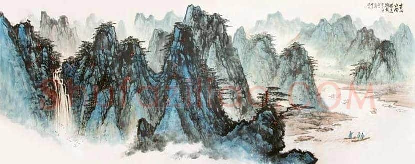 亚明山水画作品欣赏 | 书画资料