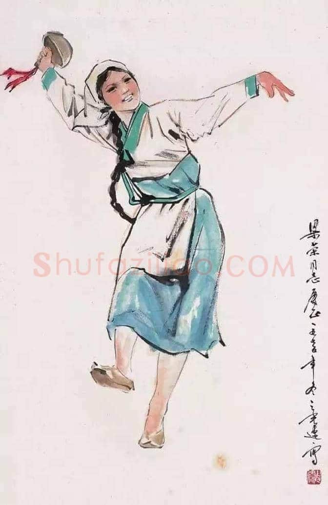 杨之光、阿老舞蹈人物画，各有千秋！ | 书画知识