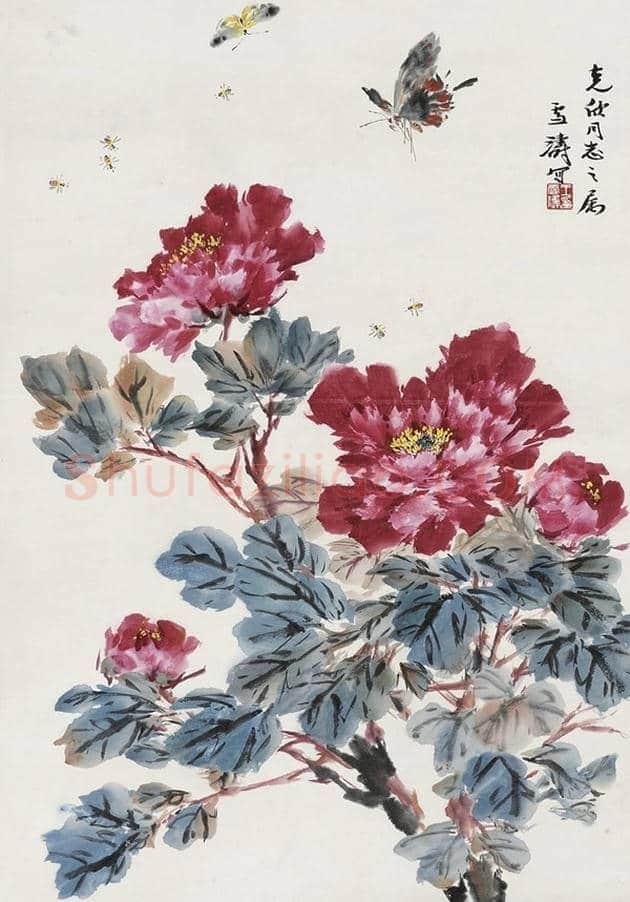 王雪涛国画牡丹欣赏 | 书画学堂
