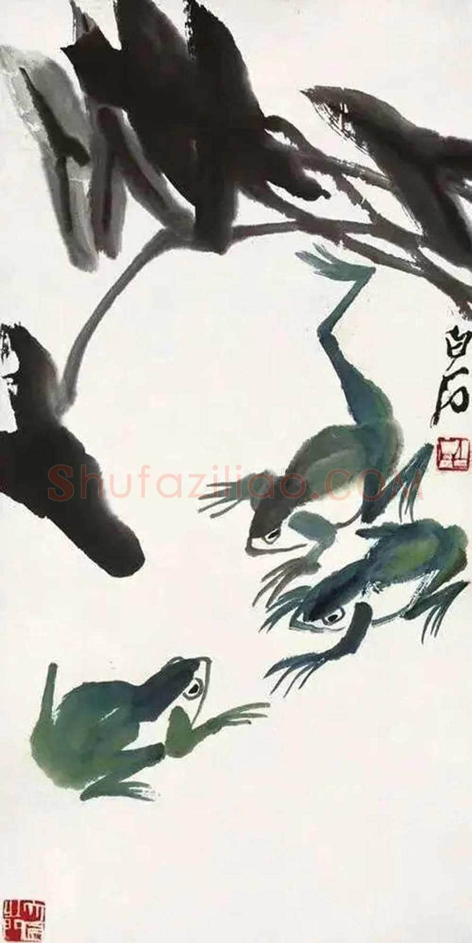 齐白石笔下的慈姑图赏 | 书画科普