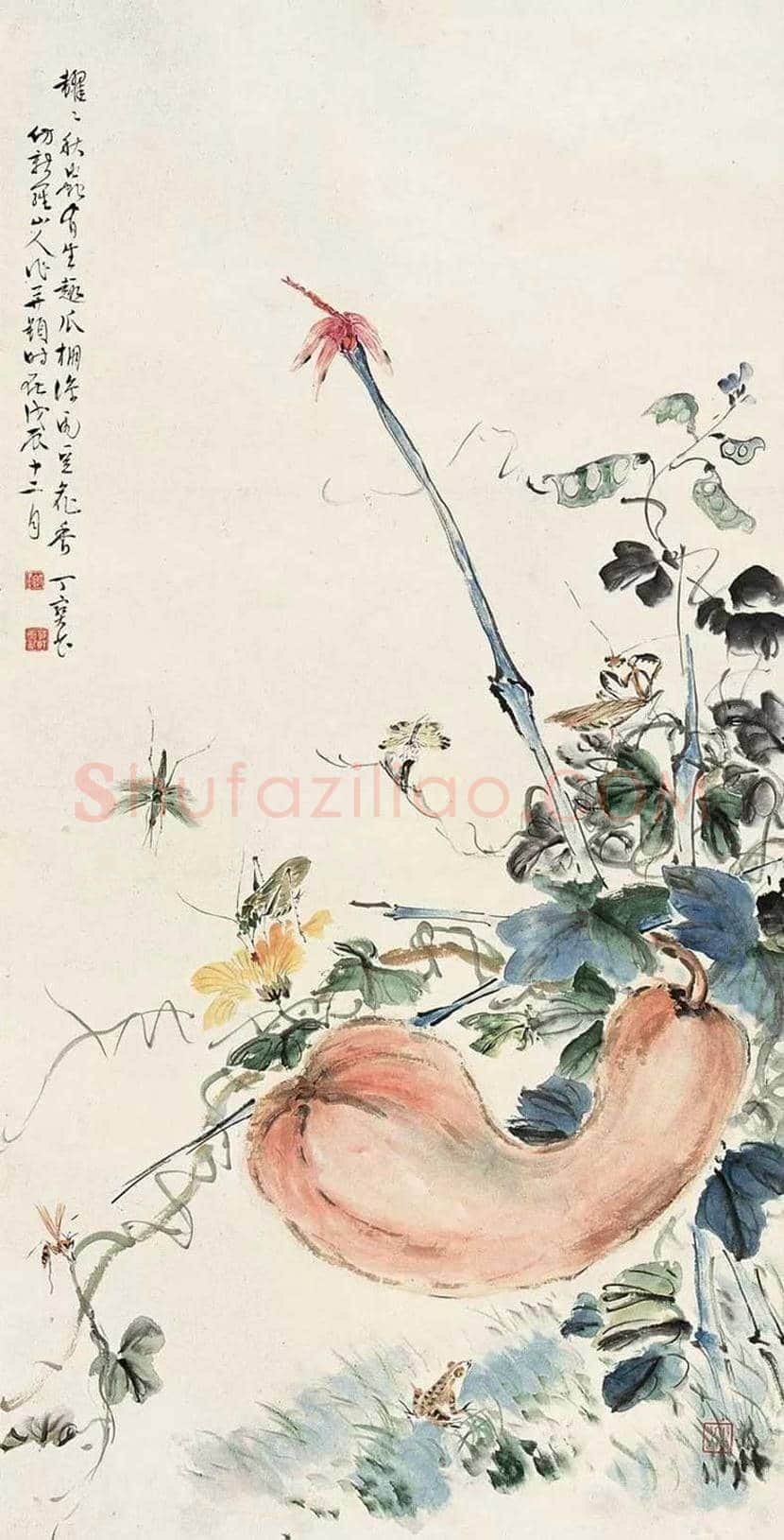 丁宝书花鸟画作品欣赏 | 书画科普