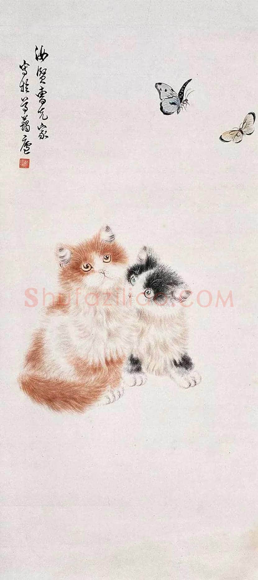 曹克家画猫作品欣赏 | 书画学堂