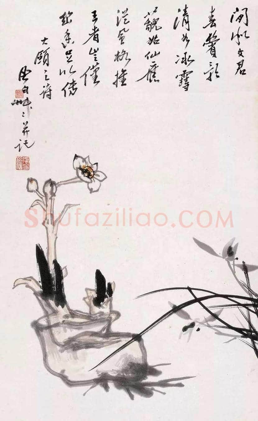 蒋风白兰竹作品欣赏 | 书画讲解