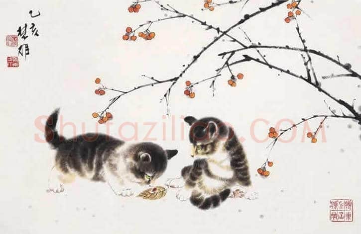 方楚雄工笔动物欣赏,很有乡土气息 | 书画资料