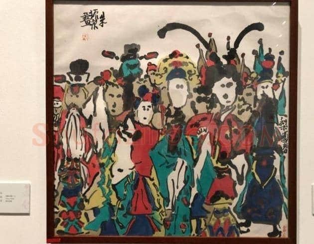 戏曲人物画名家画作 | 书画学堂