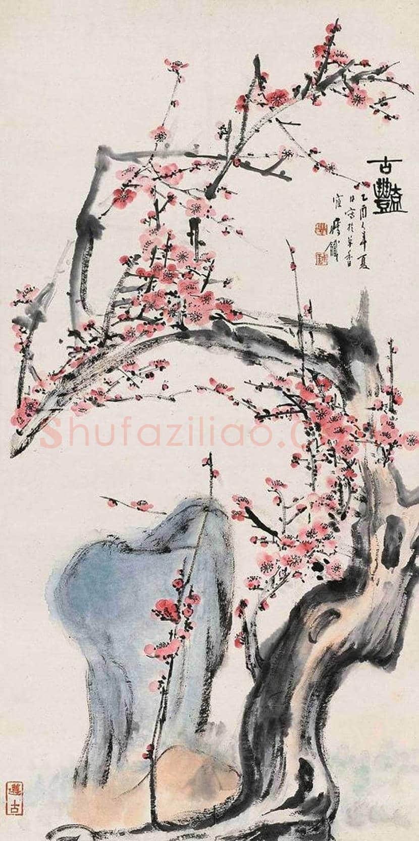 钱瘦铁花鸟画作品欣赏 | 书画讲解