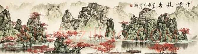 白雪石绘画作品《桂林山水》欣赏(100幅) | 书画文摘