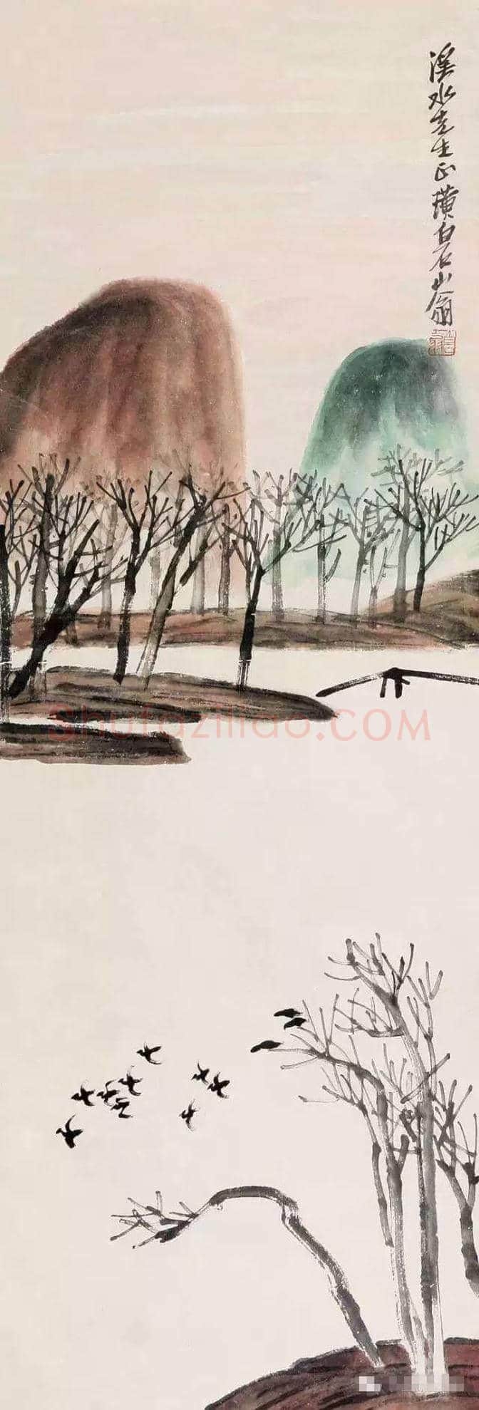 齐白石山水画:一笔一画皆真意 | 书画文摘