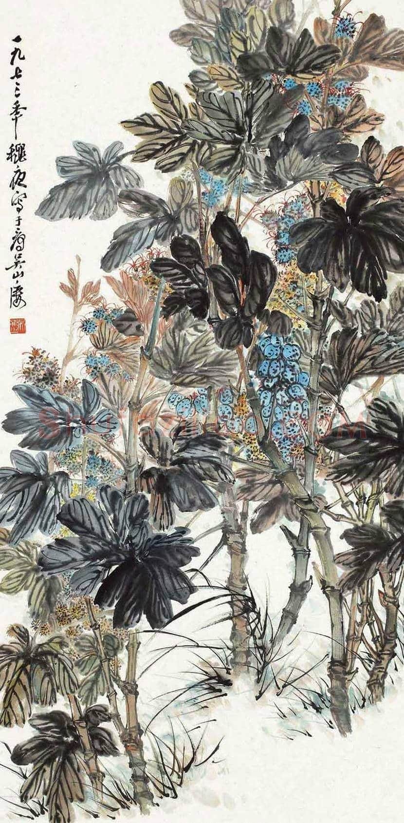 吴茀之花鸟画作品欣赏 | 书画常识