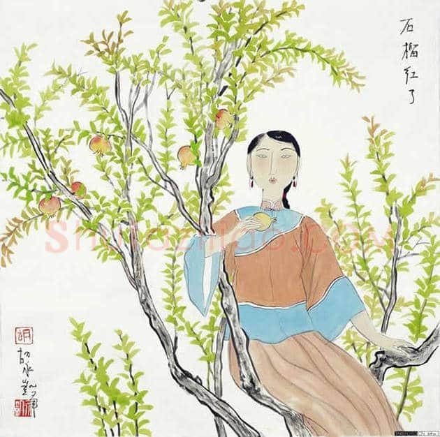胡永凯作品欣赏-美人依旧 | 书画文摘