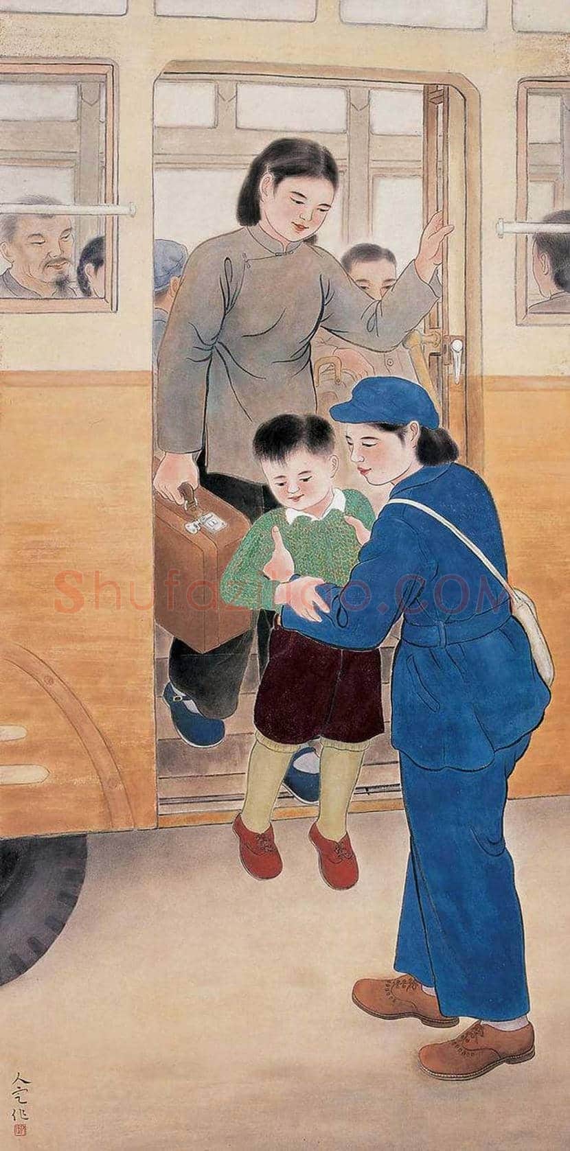 方人定人物画作品欣赏 | 书画科普