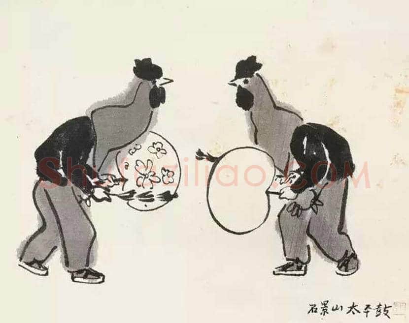 叶浅予速写欣赏 | 书画文摘