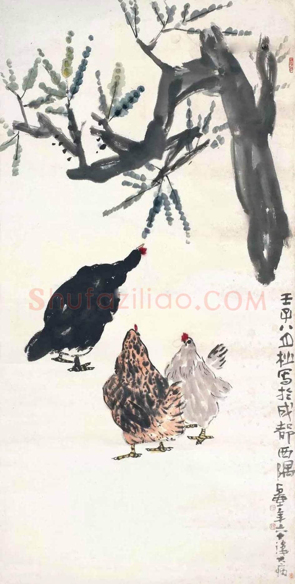 陈子庄作品拍卖价格，多少钱一平尺？ | 书画百科