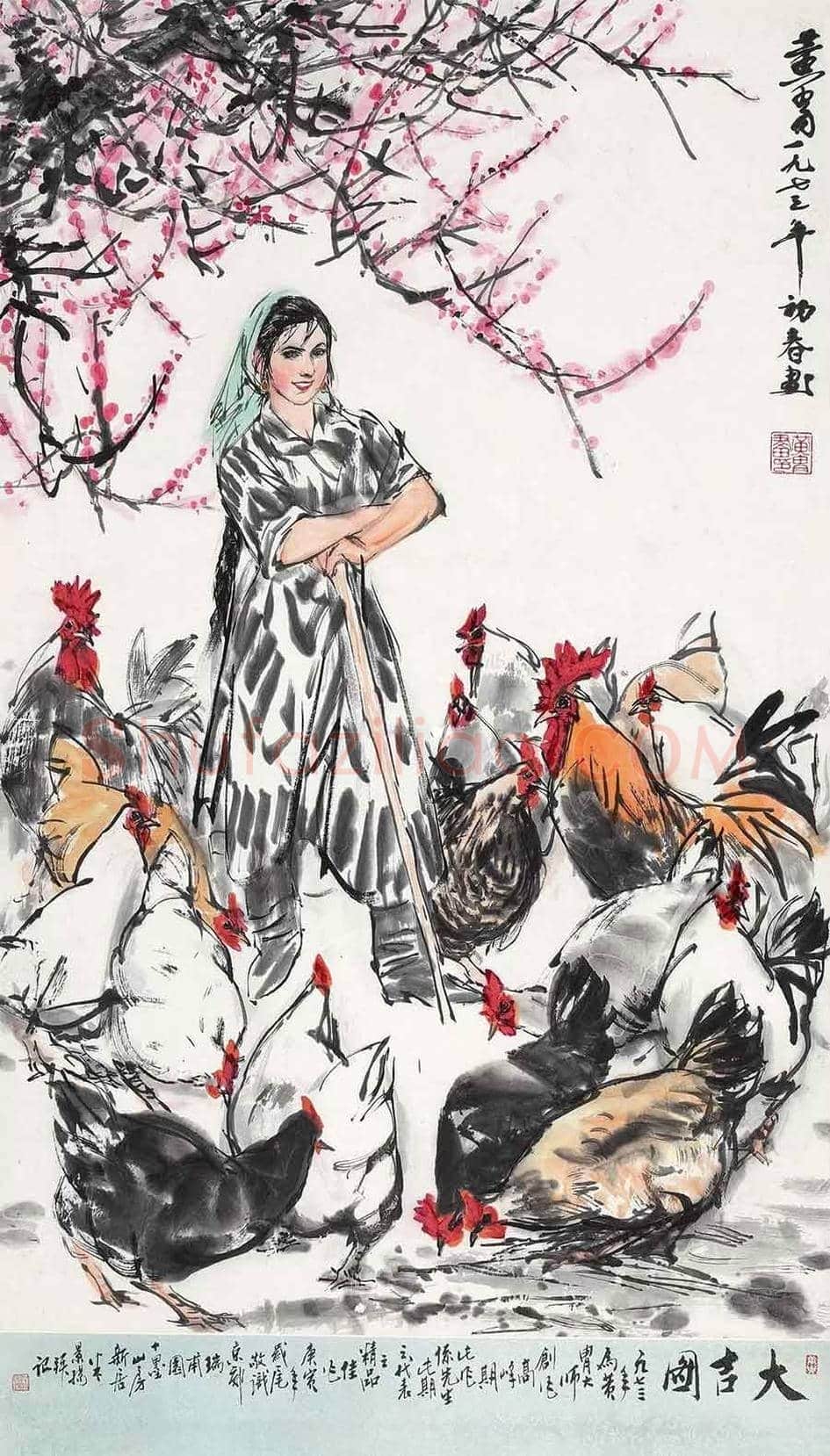名家笔下的大吉图欣赏 | 书画资料