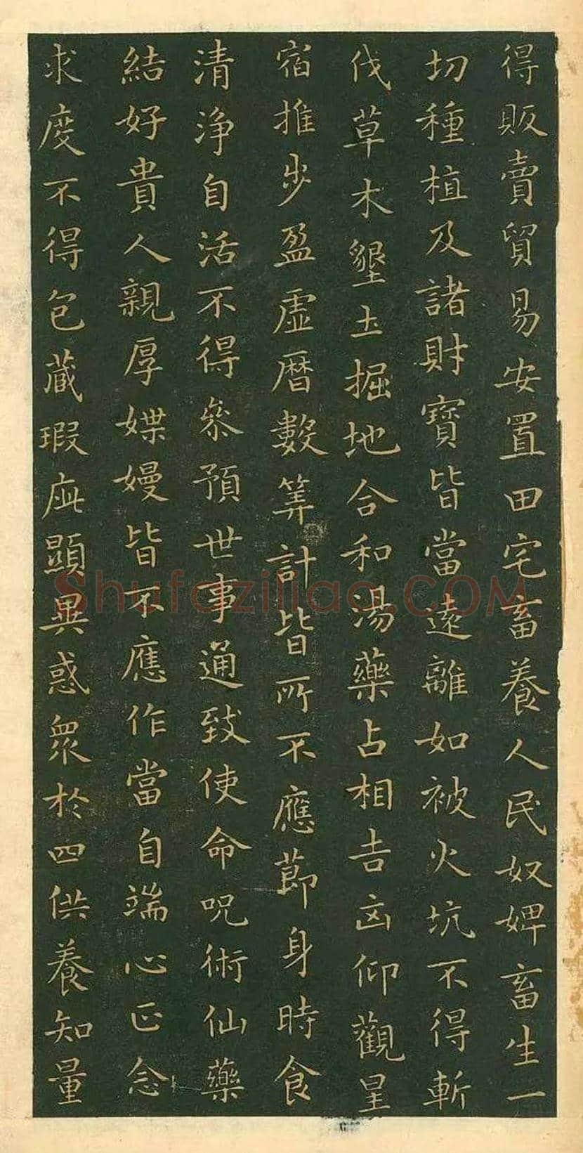 王羲之小楷《佛遗教经》欣赏 | 书画学堂
